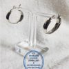 925 sterling Silver Earrings - Clip in Hoop Price per 1 pair of earrings Hoop  only 23mm diameter and rounded 6mm broad All prices excludes national nominal door-to-door delivery fee Although some earrings might be similar size price is determined on weight as well as manufacturer although all our products are manufactured from the best quality 925 Sterling Silver.