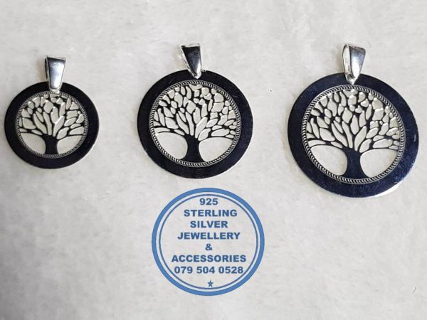 925 sterling Silver Pendant - Tree of life 3 sizes available. Excludes chain