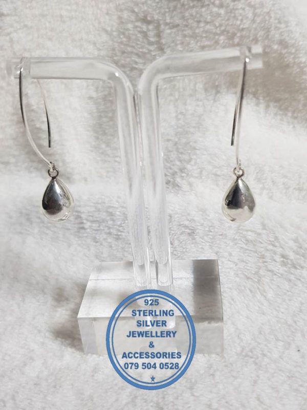 925 sterling Silver Earrings - Teardrop Illusion Dangle Earring Price per 1 pair of earrings All prices excludes national nominal door-to-door delivery fee Although some earrings might be similar size price is determined on weight as well as manufacturer although all our products are manufactured from the best quality 925 Sterling Silver.