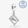 Loving Teacher I Love to Teach Dangle Sterling Silver Charm Compatible with your Pandora.