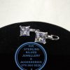 925 Sterling Silver Earring - Stunning Cubic Square Drop Earrings - 1 pair Prices Excludes National delivery to your door at a nominal fee.