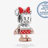 925 Sterling Silver Minnie Mouse Robot Romantic Love Charm. Pandora Compatible 