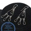 925 Sterling Silver Earring - Showstopper Chandelier Dangle Drop  Earrings  - 1 pair Prices Excludes National delivery to your door at a nominal fee.
