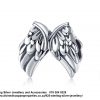 925 Sterling Silver Guardian Angel Wings Charm Bead . Pandora Compatible