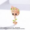 925 Sterling Silver Rose Bud Rosegold Plated Charm. Pandora Compatible