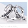 925 Sterling Silver  Yin Yang Infinite Heart Love Charm Bead. Pandora Compatible 