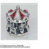925 Sterling Silver Enamel Detail Carousel Christmas Charm Bead. Pandora Compatible
