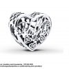 Mother Son Heart Charm Pandora Compatible Sterling Silver
