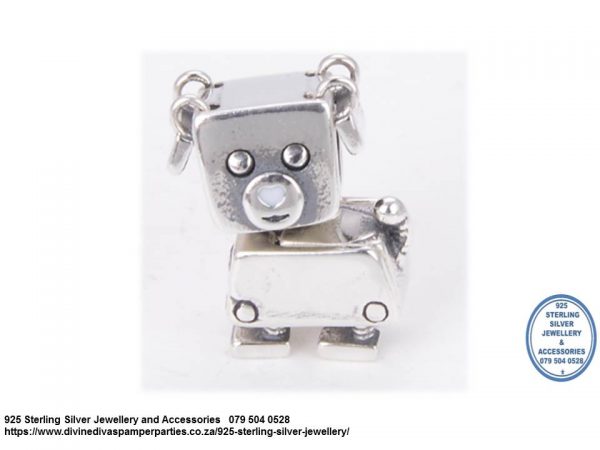Robo Dog Charm Pandora Compatible