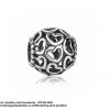 Cut Out Hearts barrel Bead Charm
