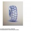 925 Sterling Silver Cubic detail Charm Bead Spacer. Pandora Compatible
