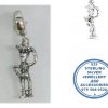 "925 Sterling Silver Dangle Toystory Woodie Charm. Pandora Compatible"