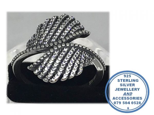 925 Sterling Silver Dramatic Showstopper Phoenix Ring.