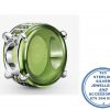 "925 Sterling Silver Green Oval Cabochon Pandora Compatible Bead Charm"