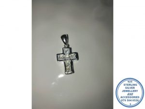 "925 Sterling Silver Cross 14 x 18mm Pendant only"