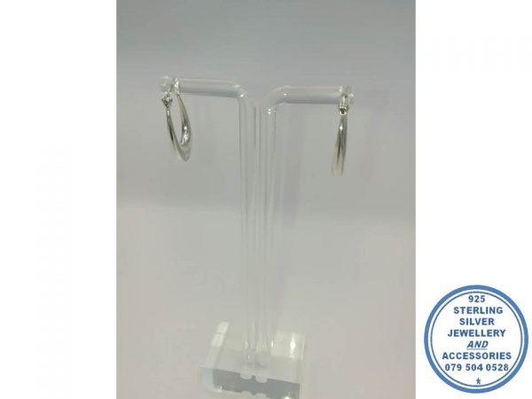 925 Sterling Silver Electroformed closed Hoops Bulky 11 12 4mm