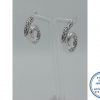 925 Sterling Silver Dramatic Statement Large Filigree Detail Stud Earrings Electro-formed