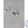 925 Sterling Silver XL Extra Large Hoops with clip in back for extra safety appearing as 3 bars Earrings