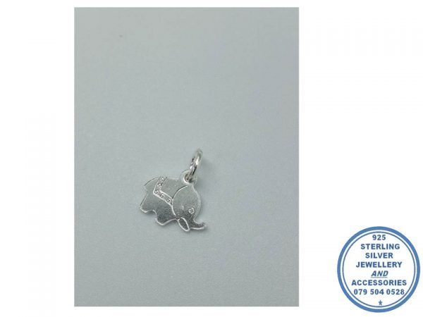 925 Sterling Silver Pendant Elephant