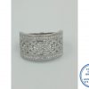925 Sterling Silver Designer's Ring Wedding Band Stack Hearts