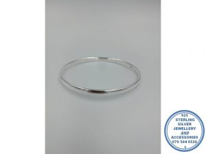 925 Sterling Silver Bangle 65mm