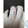"925 Sterling Silver Curly ZigZag Stack Ring"