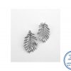 925 Sterling Silver Leave Stud Earrings