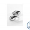 925 Sterling Silver Filigree Leave Ring  Large