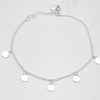 925 Sterling Silver Disk Bracelet