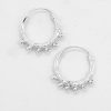 925 Sterling Silver Sleepers with wired balls Earrings
