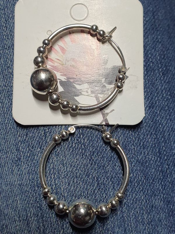 925 Sterling Silver XL Hook in Hoops with various Balls