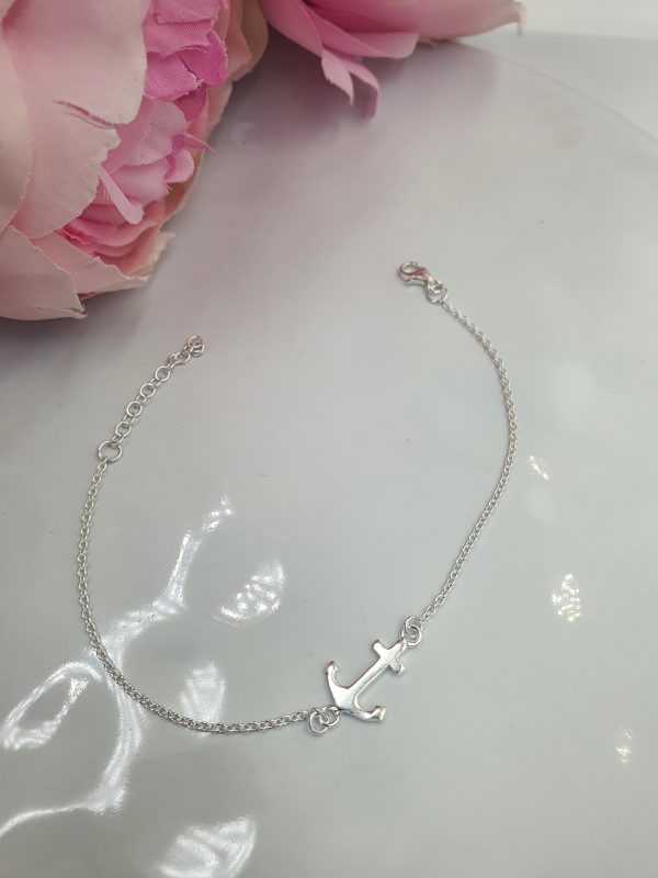 925 Sterling Silver Anchor Bracelet