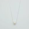 925 Sterling Silver Single Pearl on a Chain Necklace