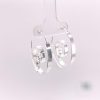 925 Sterling Silver Spiral Hook in Earrings