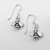 925 Sterling Silver Cute Bee Hook in Earrings