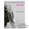 925 Sterling Silver Filigree Bangle Electroform