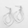 925 Sterling Silver Twisted Teardrop Hook in Earrings